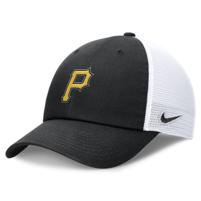 Gorra de rejilla Nike de la MLB ajustable para hombre Pittsburgh Pirates Evergreen Club