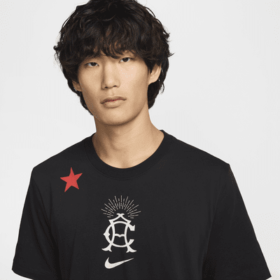 Playera de fútbol Nike para hombre Club América Heritage