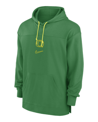 Мужские джерси Oregon Ducks Sideline Jersey Nike Dri-FIT College Pullover Hoodie