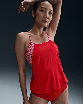 Женские  Nike Swim Layered Tankini