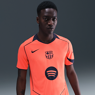 FC バルセロナ 2025/26 スタジアム サード メンズ ナイキ Dri-FIT トータル 90 サッカー レプリカ ユニフォーム