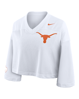 Женские джерси Texas Jersey Nike Dri-FIT College Cropped Top
