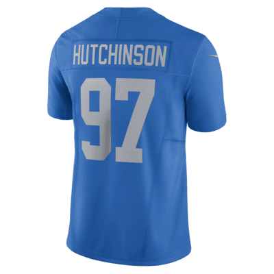 Aidan Hutchinson Detroit Lions Men's Nike Dri-FIT NFL Limited Football Jersey