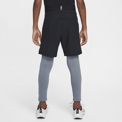 Nike Pro Warm Big Kids' (Boys') Dri-FIT Training Tights