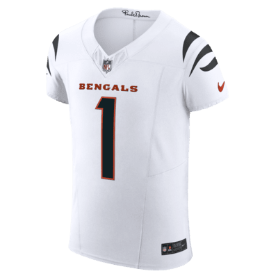 Jersey de fútbol americano Nike Dri-FIT de la NFL Elite para hombre Ja'Marr Chase Cincinnati Bengals