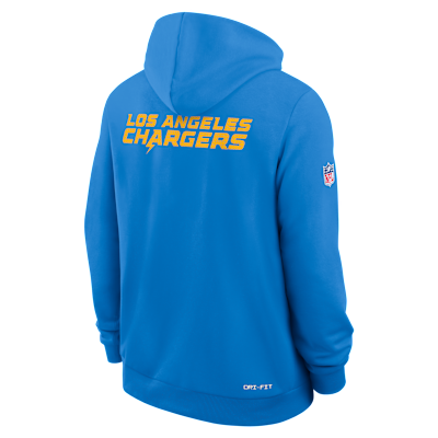 Los Angeles Chargers Initial Home Sideline Men's Nike Dri-FIT NFL Pullover Hoodie