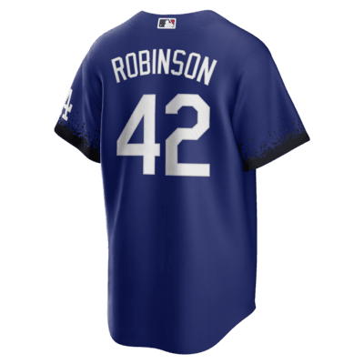 MLB Los Angeles Dodgers City Connect (Jackie Robinson) Men's Replica Baseball Jersey