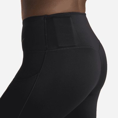 Nike Go Lange legging met halfhoge taille, complete ondersteuning en zakken voor dames