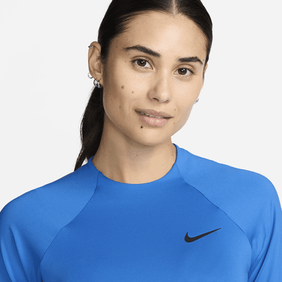 Camiseta Hydroguard de natación de manga larga para mujer Nike Essential