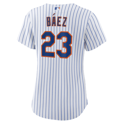 MLB New York Mets (Javier Baez) Women's Replica Baseball Jersey