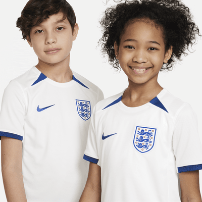 England 2023 Stadium Home Older Kids' Nike Dri-FIT Football Shirt