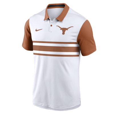 Polo universitario Nike Dri-FIT para hombre Texas Longhorns Primetime Campus Vapor