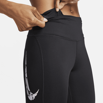 Leggings de correr de tiro medio de 7/8 con bolsillos para mujer Nike Fast