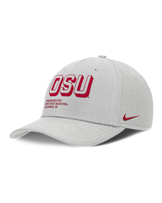 Мужские  Ohio State On-Field Primetime Rise Nike College Adjustable Hat