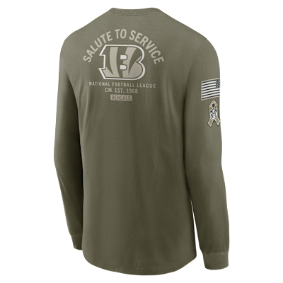 Cincinnati Bengals Salute to Service Men's Nike NFL Long-Sleeve T-Shirt
