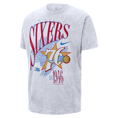 Camiseta Nike Philadelphia 76ers Hardwood Classics de la NBA - Hombre