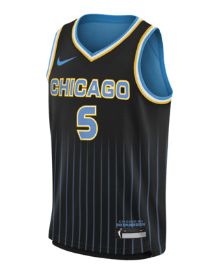 Подростковые джерси Angel Reese Chicago Sky 2024 Explorer Edition Big Kids' Nike Dri-FIT WNBA Swingman Jersey