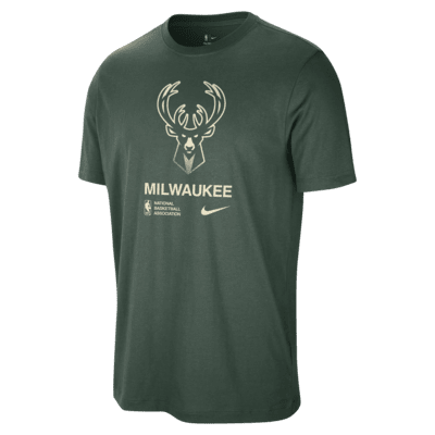 T-shirt Nike NBA Milwaukee Bucks Courtside pour Homme