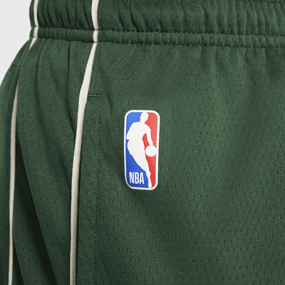 Spodenki dla dużych dzieci (chłopców) Nike NBA Swingman Milwaukee Bucks Icon Edition 2023/24