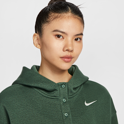 나이키 피닉스 플리스 여성 오버사이즈 크롭 후디