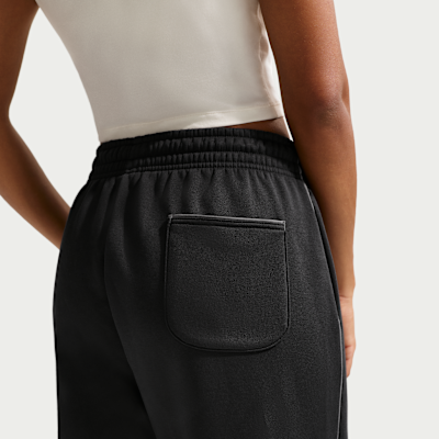 Pants con gráfico de tiro alto oversized para mujer Nike Sportswear Phoenix Fleece