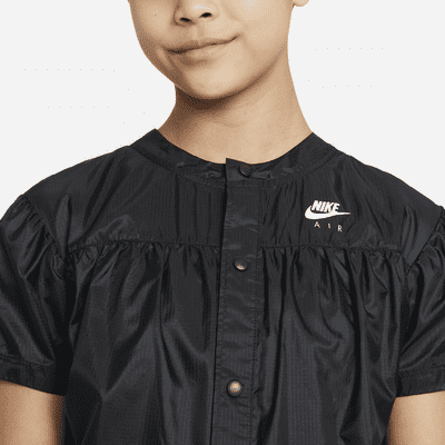 Nike Air Big Kids' (Girls') Woven Short-Sleeve Top
