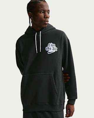 Nike Hoodie de lã cardada Nike Solo Swoosh para homem