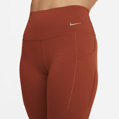 Leggings de 7/8 de tiro alto y sujeción media con bolsillos para mujer Nike Universa