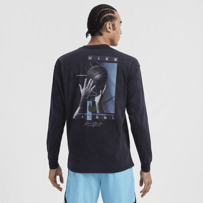 T-shirt de basket à manches longues Max90 Nike pour homme