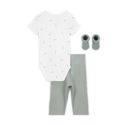 Nike Baby 3-Piece Bodysuit and Waffle Pants Set