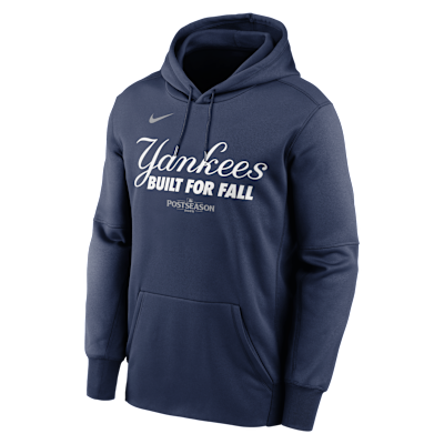New York Yankees 2025 Postseason Authentic Collection Men’s Nike Therma MLB Pullover Hoodie