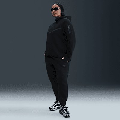 Nike Sportswear Tech Fleece Windrunner Hoodie met rits voor dames (Plus Size)