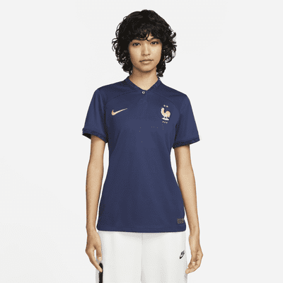 Maillot de football Nike Dri-FIT FFF 2022/23 Stadium Domicile pour femme