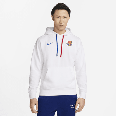 FC Barcelona Club Men's Nike Soccer French Terry Pullover Hoodie