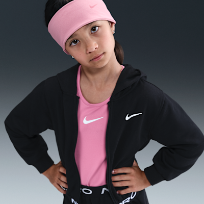 Sudadera con gorro de cierre completo Pro para niños talla pequeña Nike Dri-FIT Essentials