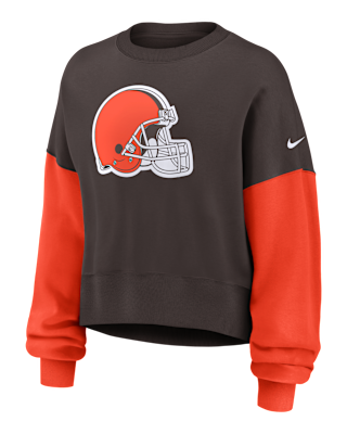 Женские  Cleveland Browns Nike NFL Pullover Crew