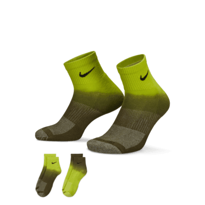 nike neon ankle socks