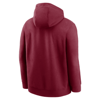 Sudadera con gorro sin cierre universitaria Nike para hombre Florida State Seminoles Legacy Club Foundational