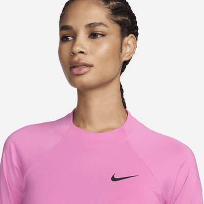 Camiseta Hydroguard de natación de manga larga para mujer Nike Essential