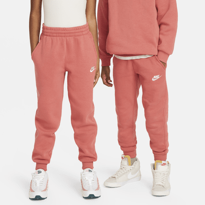 Nike sportswear club fleece best sale joggers pink