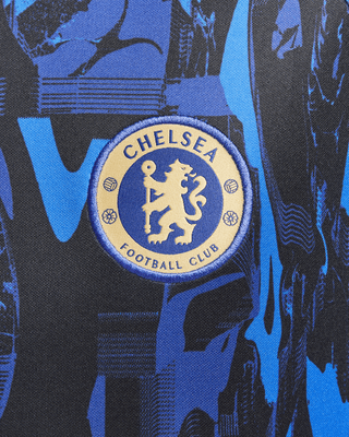 Chelsea FC Men's Nike Dri-FIT Pre-Match Soccer Top.