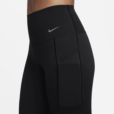 Leggings de largo completo y tiro alto de media sujeción con cierres y bolsillos para mujer Nike Universa