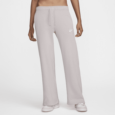 Nike Sportswear Club Fleece Women's Mid-Rise Wide-Leg Tracksuit Bottoms