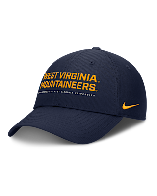 Мужские  West Virginia On-Field Club Gameday Nike Dri-FIT College Adjustable Hat