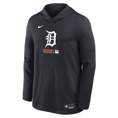 Detroit Tigers Authentic Collection Men's Nike Dri-FIT MLB Long-Sleeve Hooded Top from Nike - $80