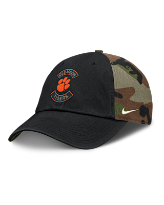 Мужские  Clemson 2025 Military Appreciation Club Nike College Adjustable Hat