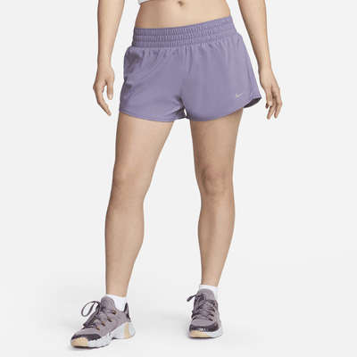 Nike One Women's Dri-FIT Mid-Rise 3" Brief-Lined Shorts