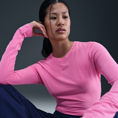Nike Sportswear Chill Knit Women's Slim Long-Sleeve Cropped Top