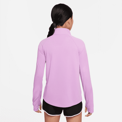 Nike Dri-FIT Big Kids' (Girls') Long-Sleeve Running Top