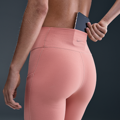 Shorts de ciclismo con bolsillos de tiro alto de 20 cm para mujer Nike One